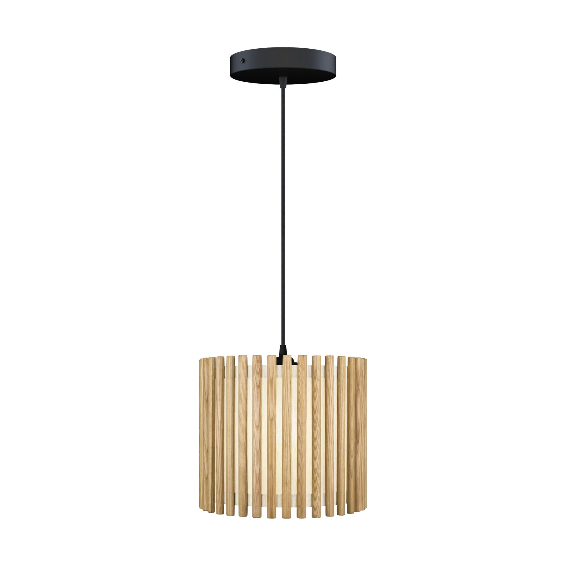 Komorebi pendel medium, Circle oak-svart Umage