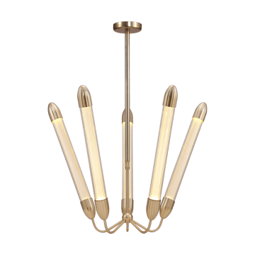 Lemon Squeeze Penta long taklampa - Plated brass - Umage