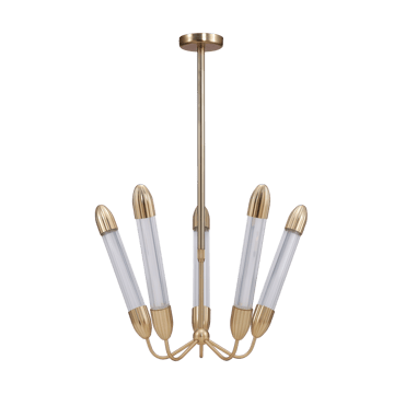 Lemon Squeeze Penta short taklampa - Plated brass - Umage
