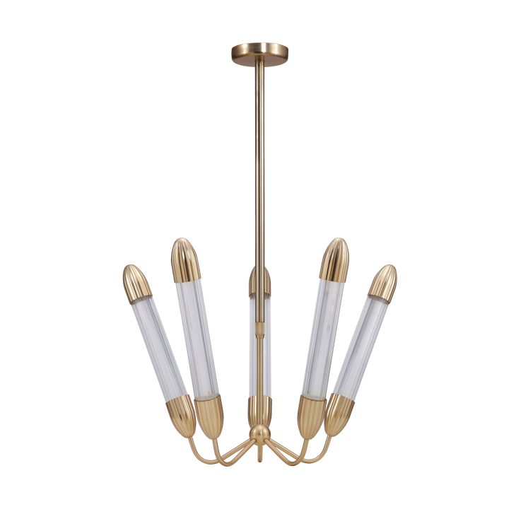 Lemon Squeeze Penta short taklampa, Plated brass Umage