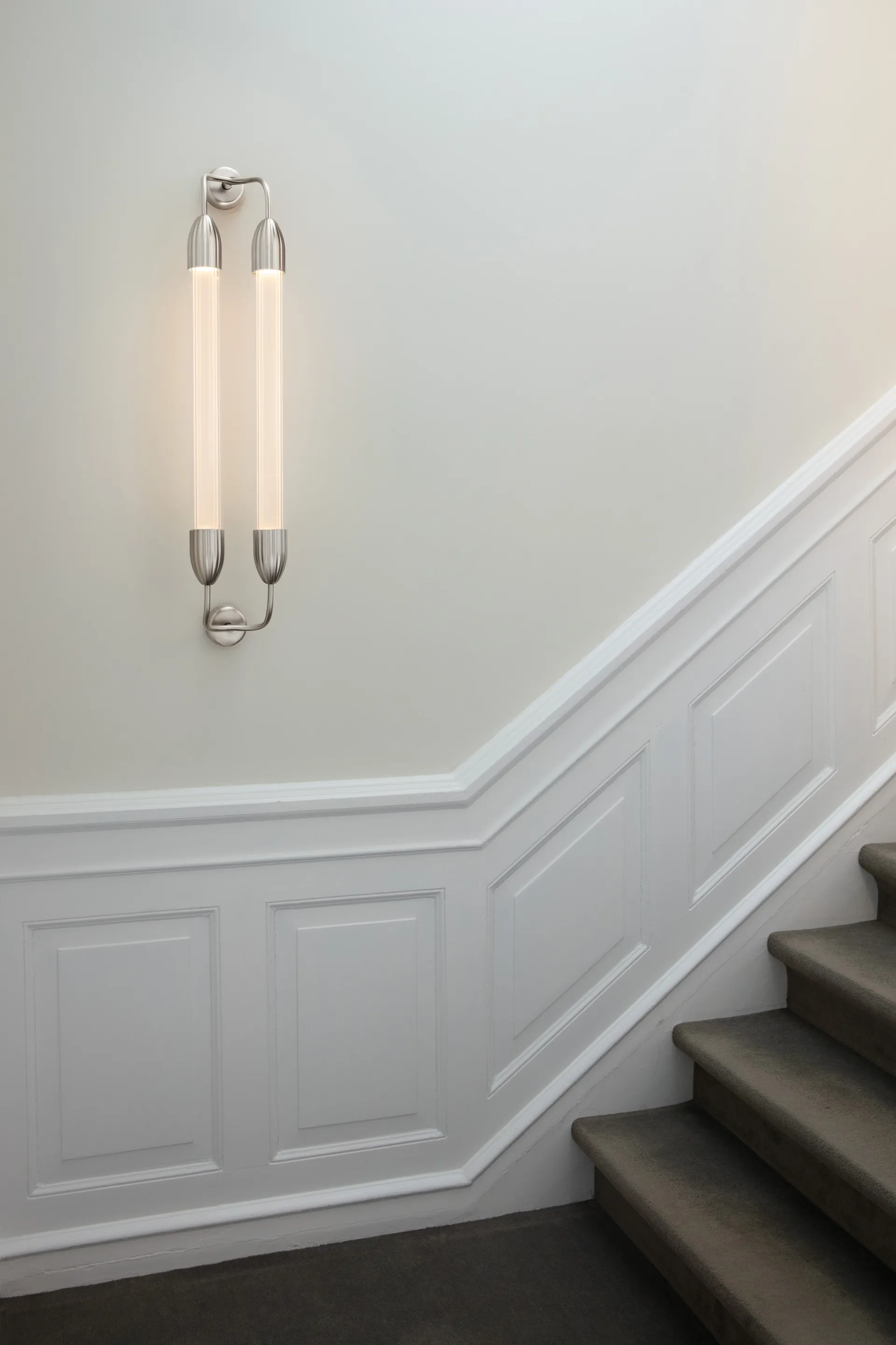 Lemon Squeeze Wall long vägglampa, Double polished steel Umage