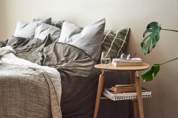 My Spot sidobord Ø46 cm - Ek-mässing - Umage