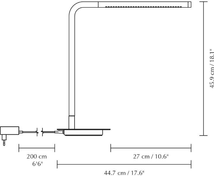 Omni Table bordslampa, Black Umage