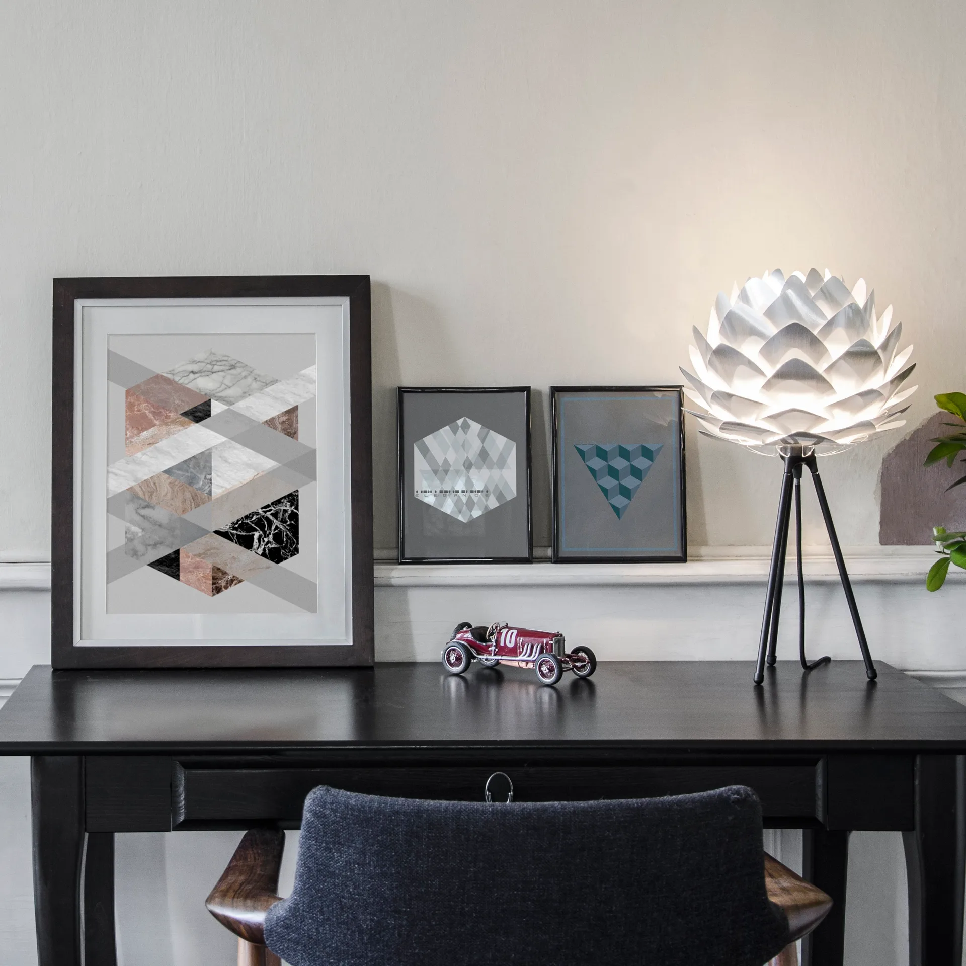 Silvia lampa stål, Ø 32 cm Umage