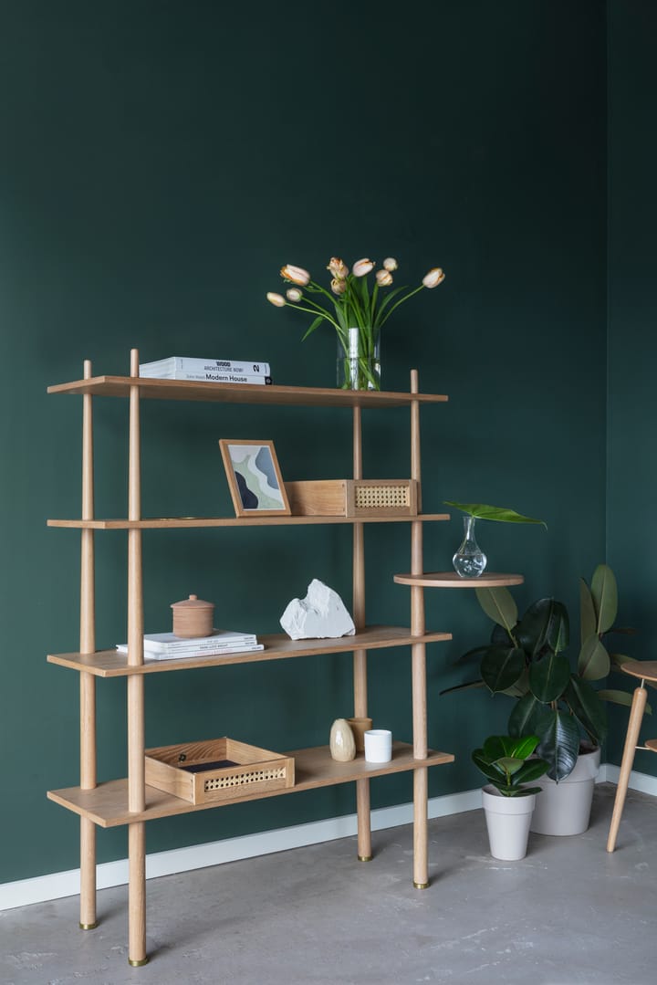 Stories hylla 4 hyllplan, Oak Umage