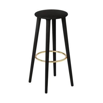 The Socialite barstol 77,7 cm - Svart ek - Umage