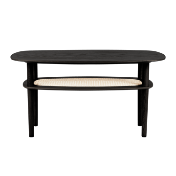 Together Sleek Rectangle soffbord 60x100 cm - Black oak - Umage
