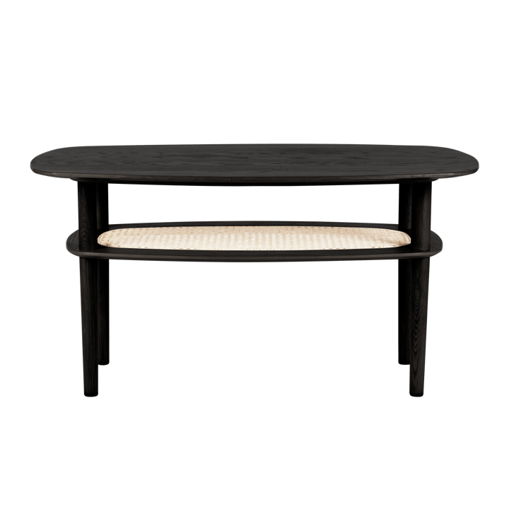 Together Sleek Rectangle soffbord 60x100 cm, Black oak Umage