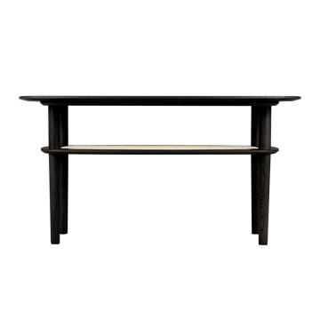 Together Sleek Rectangle soffbord 60x100 cm - Black oak - Umage