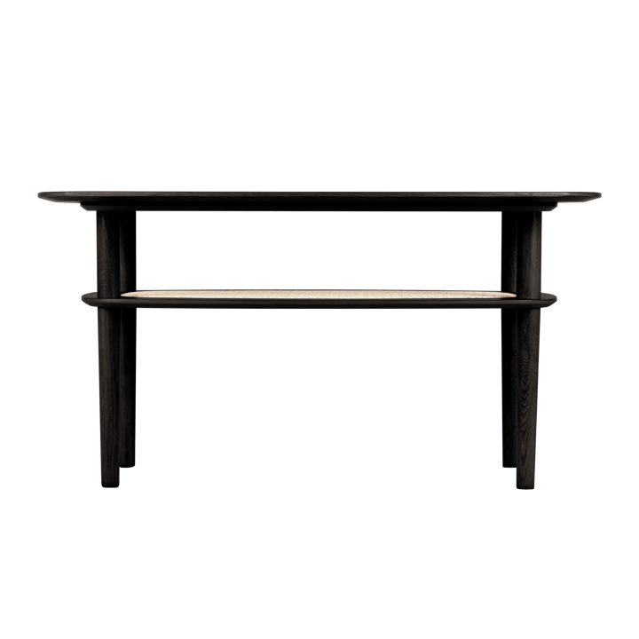 Together Sleek Rectangle soffbord 60x100 cm, Black oak Umage