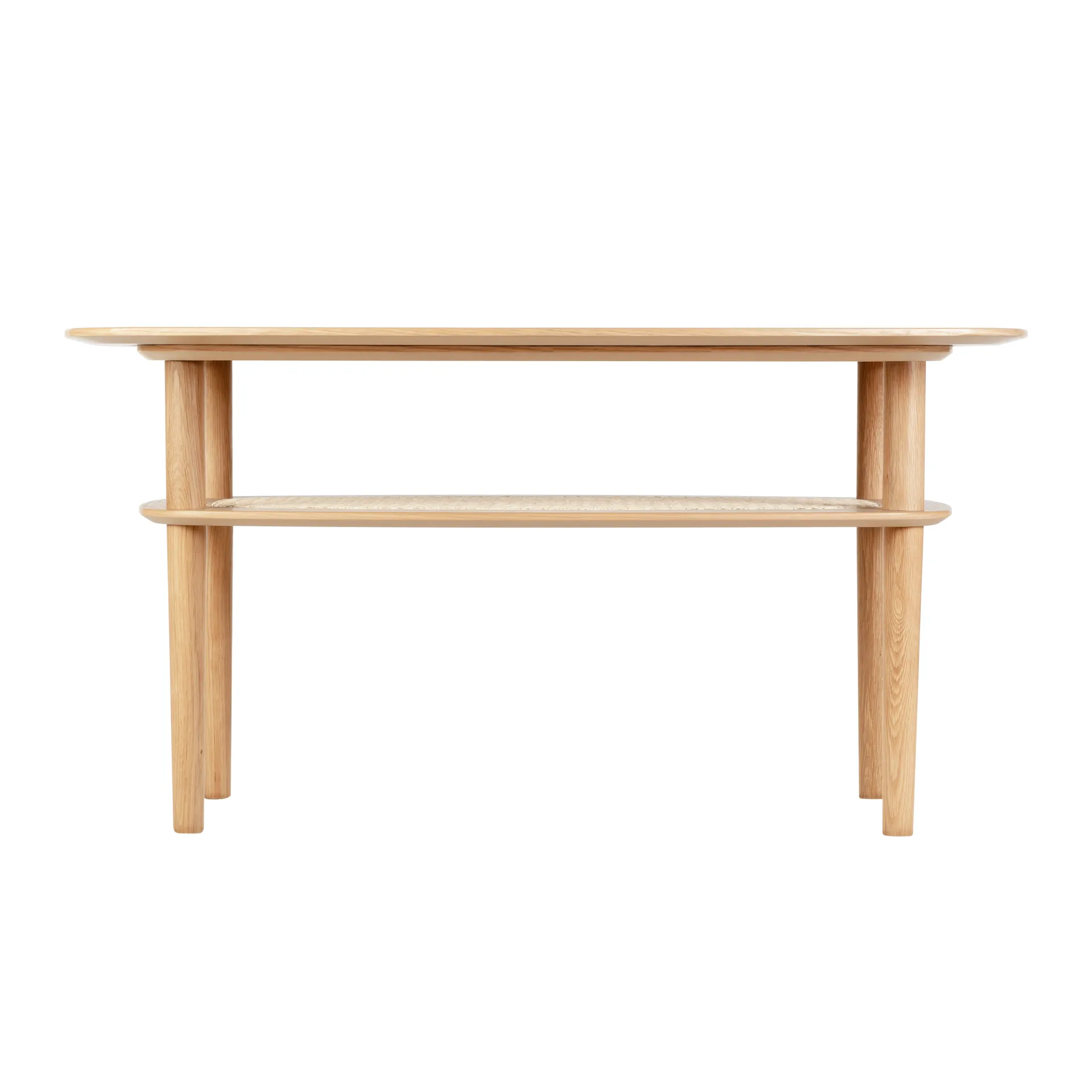 Together Sleek Rectangle soffbord 60x100 cm, Oak Umage