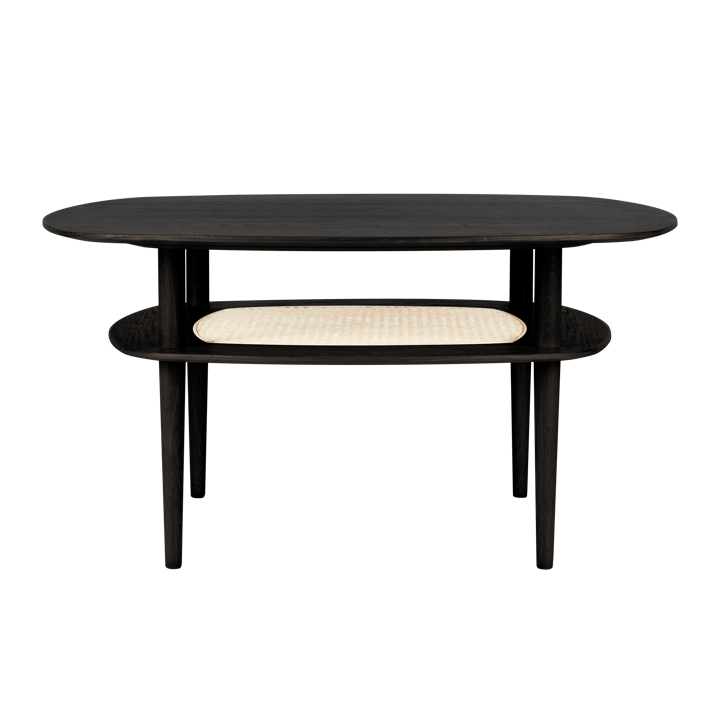 Together Smooth Square soffbord 100x100 cm, Black oak Umage