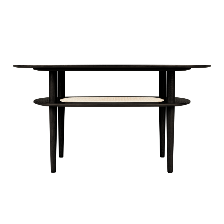 Together Smooth Square soffbord 100x100 cm, Black oak Umage