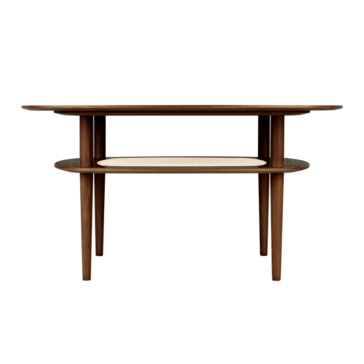 Together Smooth Square soffbord 100x100 cm, Dark oak Umage