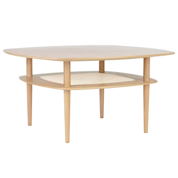 Together Smooth Square soffbord 100x100 cm - Oak - Umage