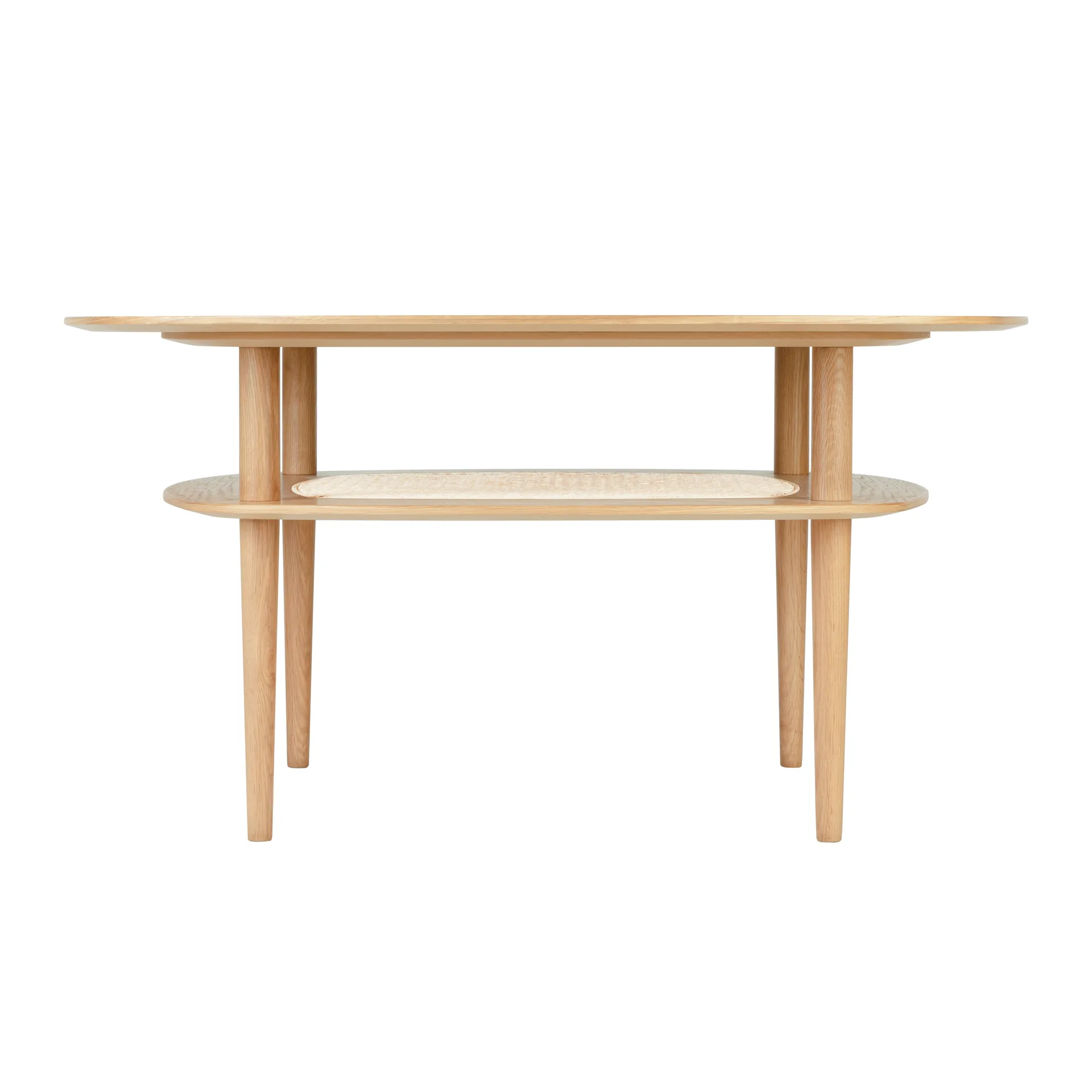 Together Smooth Square soffbord 100x100 cm, Oak Umage