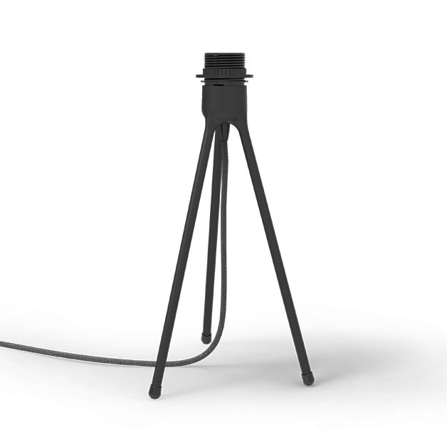 Umage Tripod lampstativ bord svart | Skandinavisk Design | Lampfötter | Svart