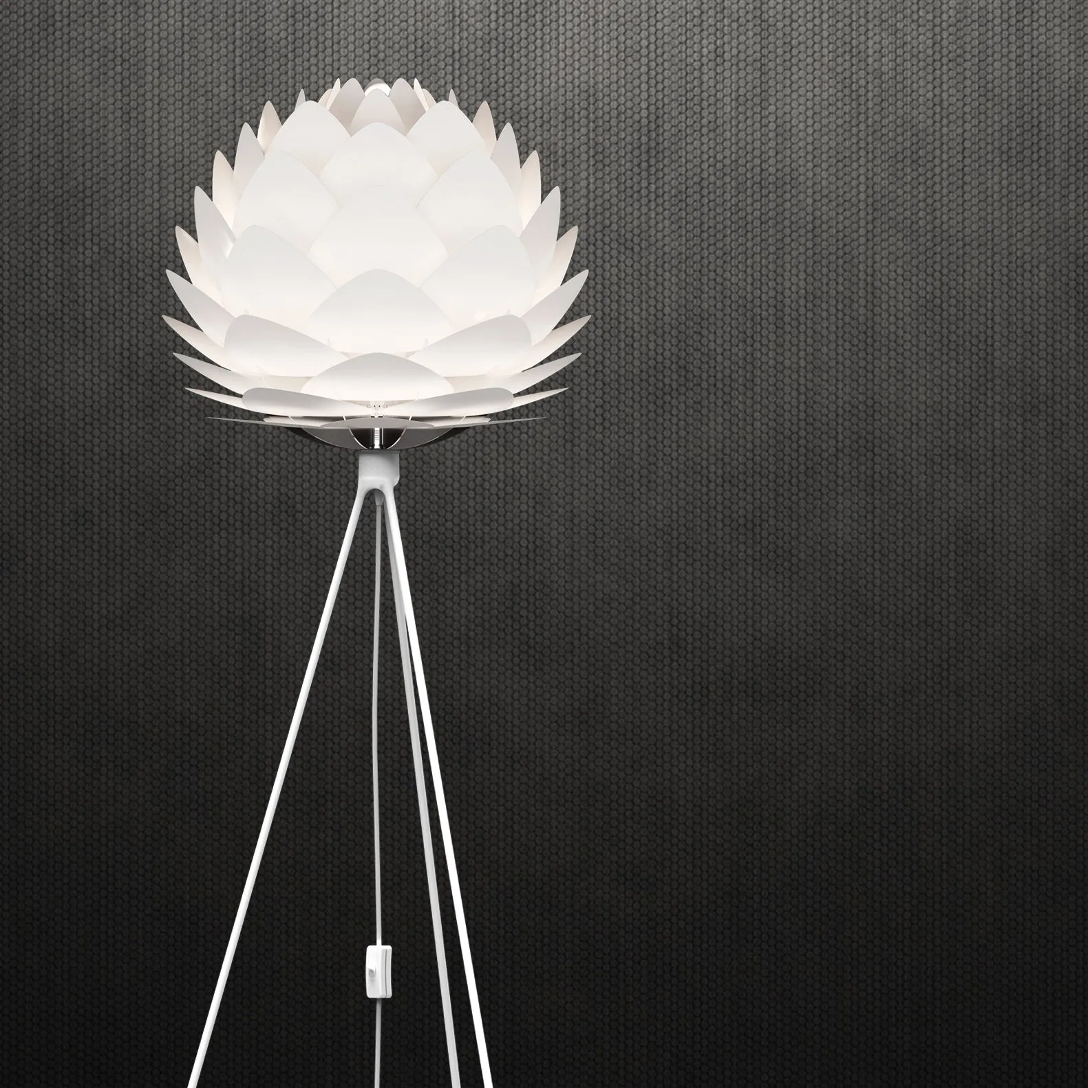 Tripod lampstativ golv, vit Umage