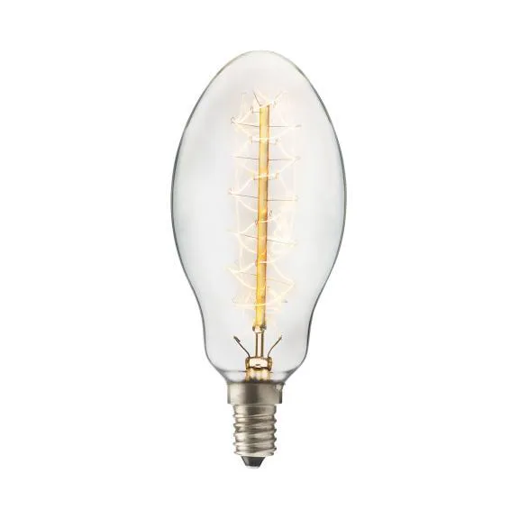 Unison E14 Ellipsformad mini 40W 11 cm | Skandinavisk Design | Bordslampor | Transparent