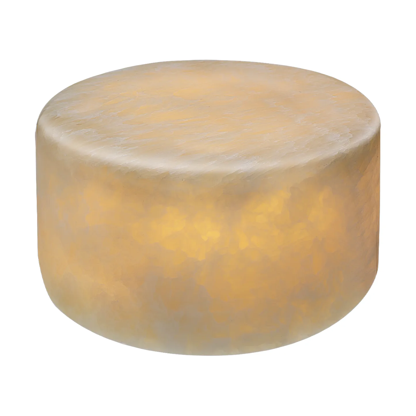 Marble bordsljus, Beige silk matt, Ø8x4 cm