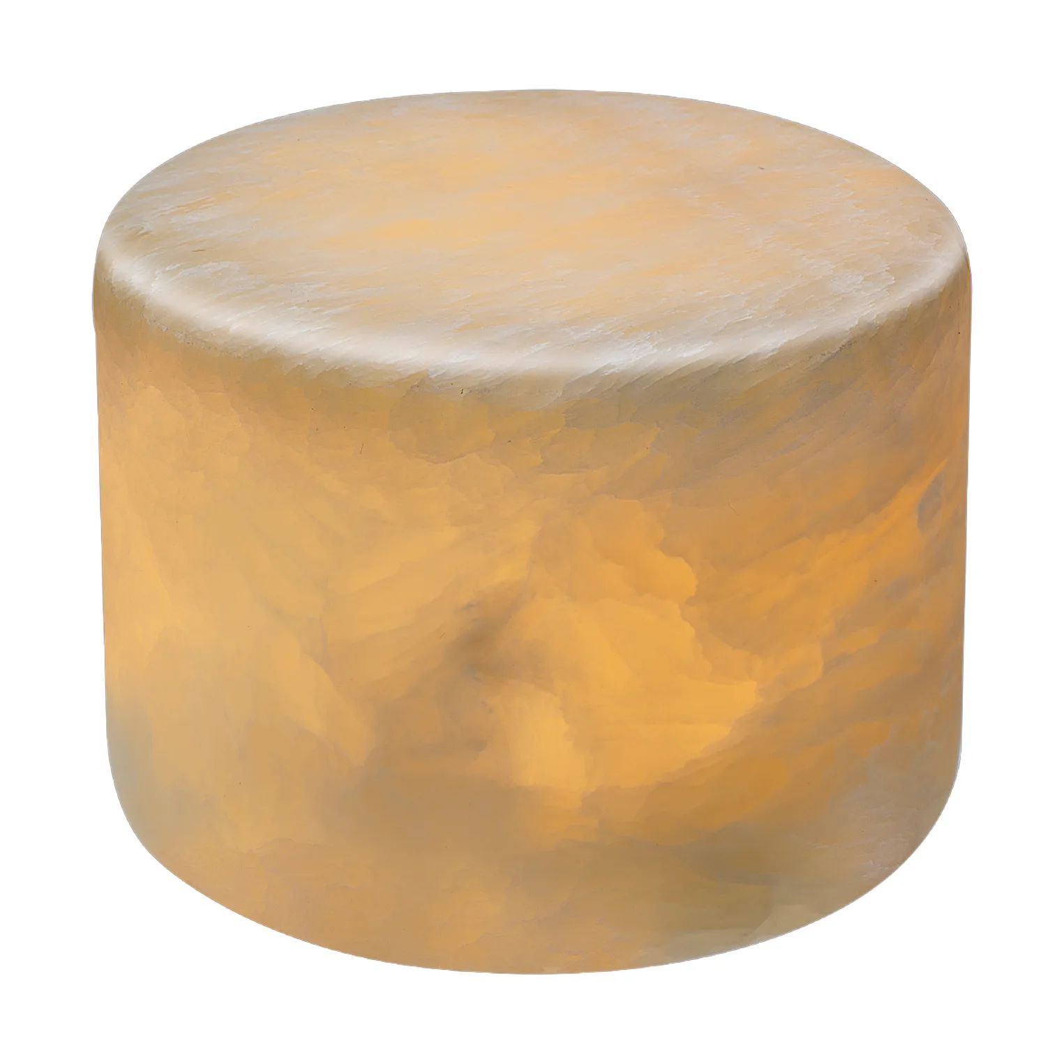 Marble bordsljus, Beige silk matt, Ø8x6 cm