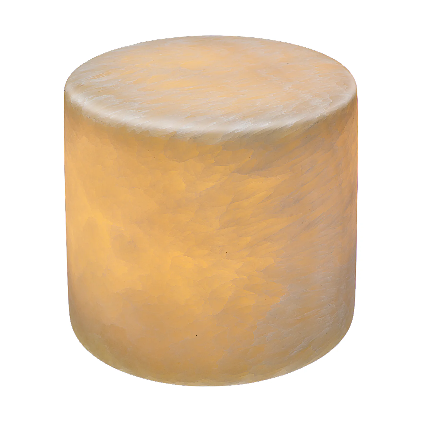 Marble bordsljus, Beige silk matt, Ø8x8 cm