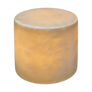 Marble bordsljus - Beige silk matt, Ø8x8 cm - Unison
