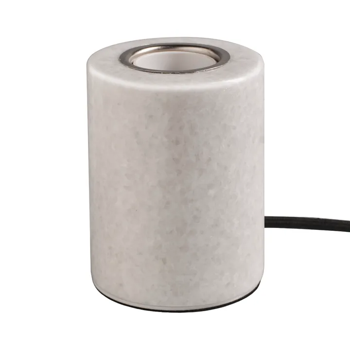 Marble lampfot - Vit blank, Ø8x10,5 cm - Unison