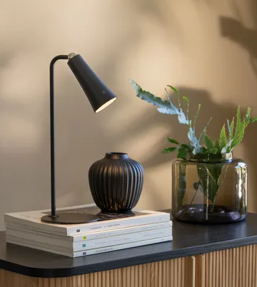 No Cable uppladdningsbar skrivbordslampa - Svart, Ø11,7x34,8 cm - Unison