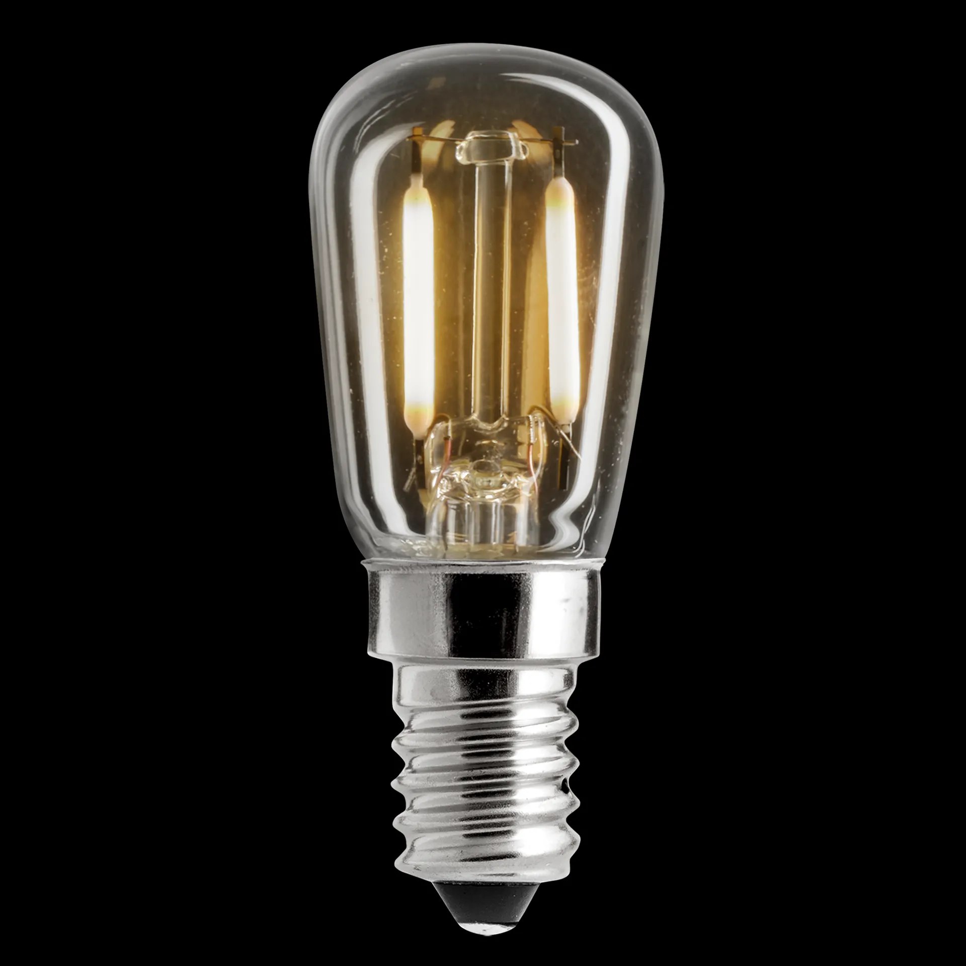 Uni-white päron klar dimbar ljuskälla E14, 2700K 60lm 1,5W Unison