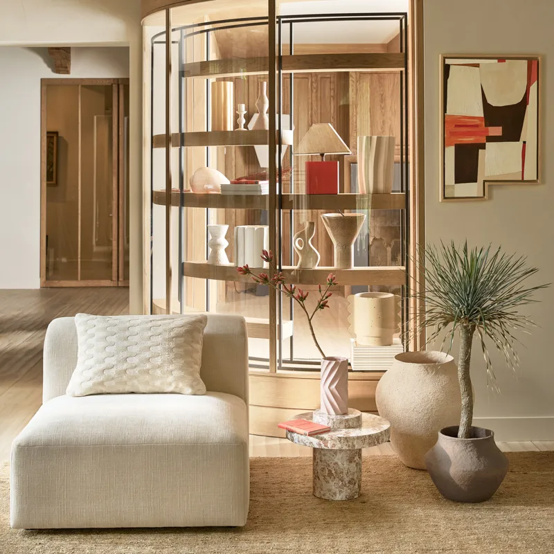 Arco sidobord Ø45x34 cm, Brown URBAN NATURE CULTURE