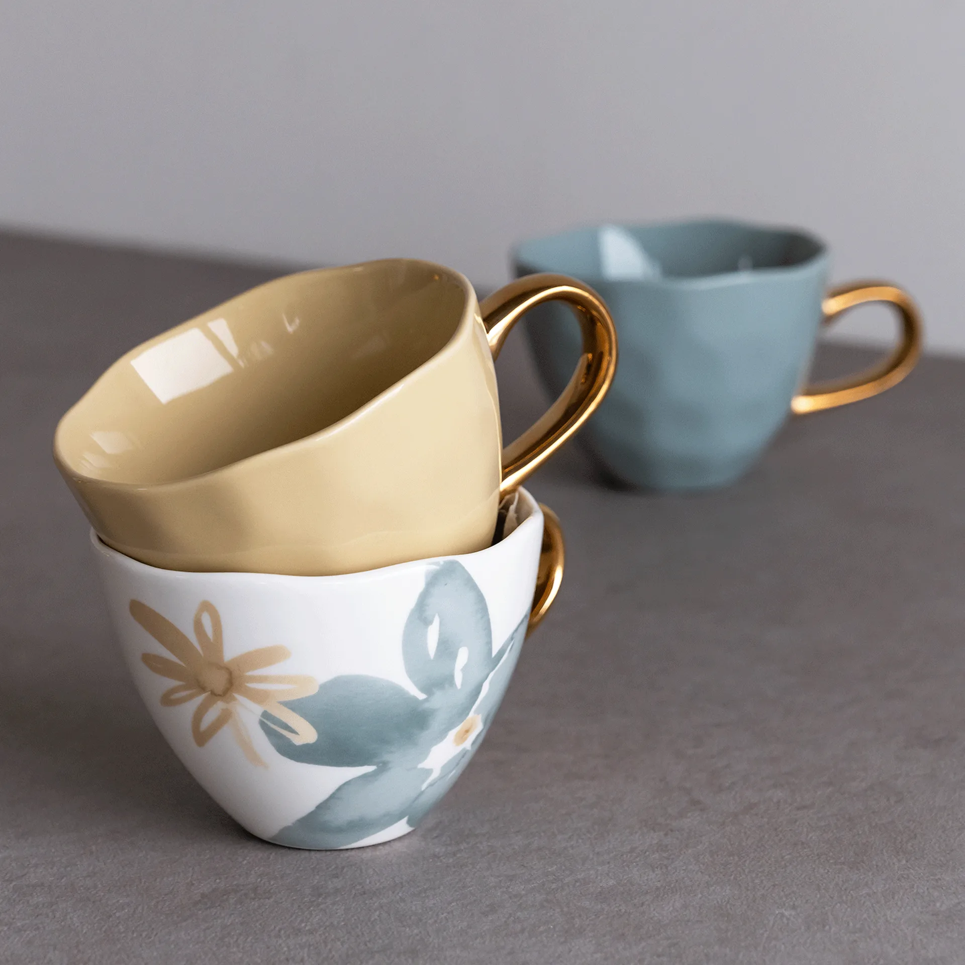 Good Morning Cappuccino mugg 30 cl, Rattan URBAN NATURE CULTURE