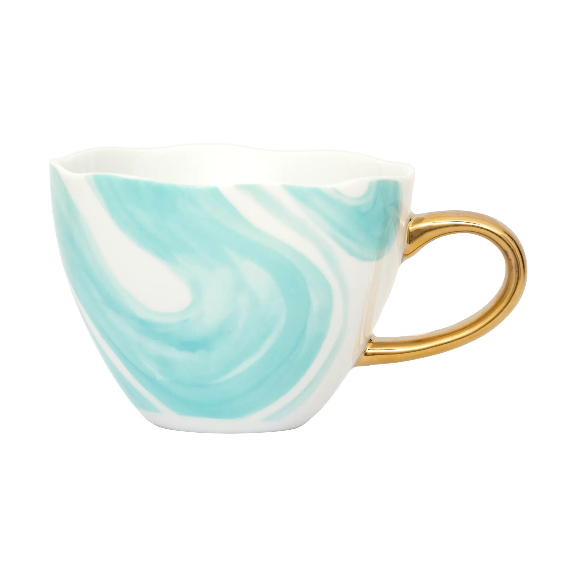 Good Morning Cappuccino mugg 30 cl, Valuri emerald green URBAN NATURE CULTURE