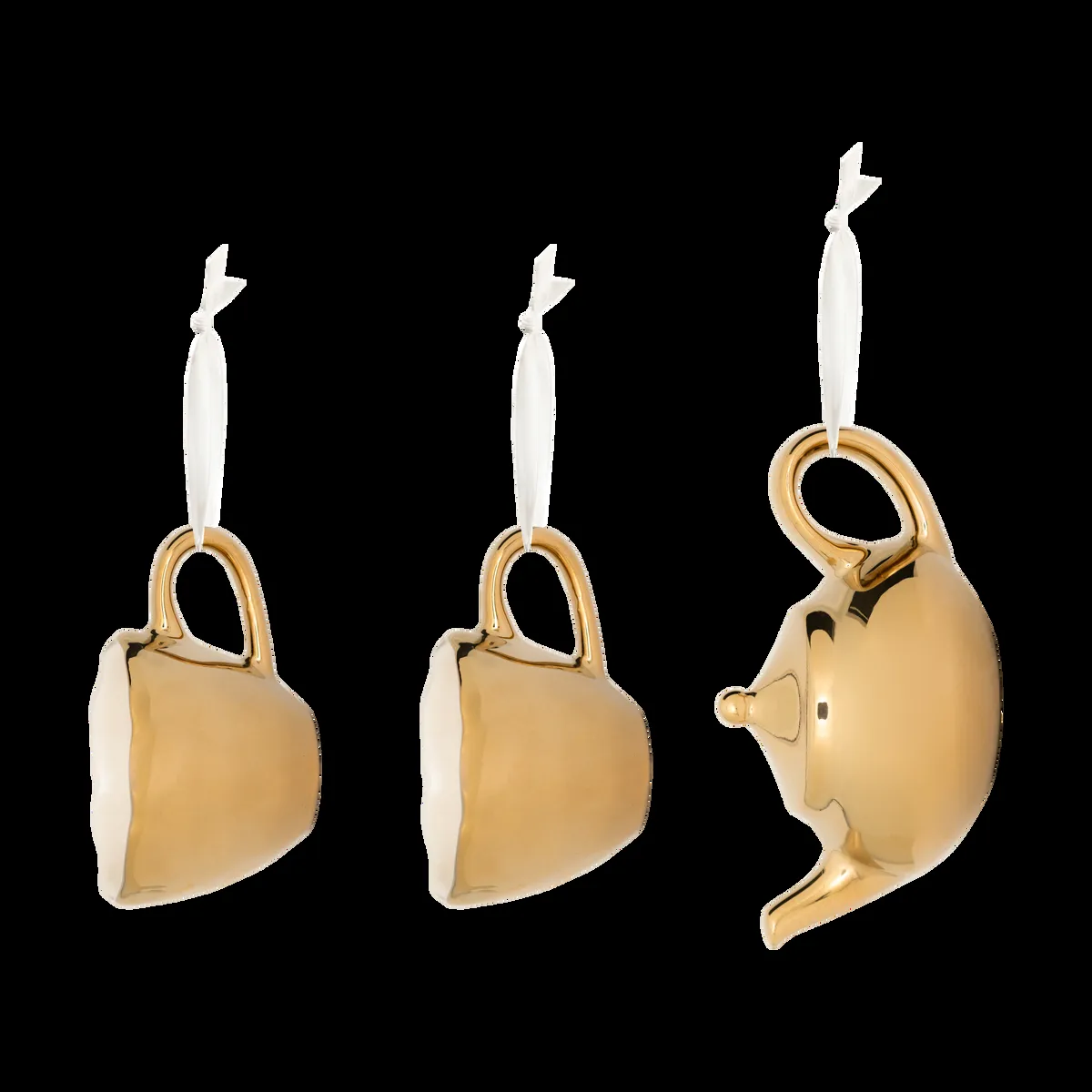 URBAN NATURE CULTURE Good Morning julgransdekoration 3 delar Gold