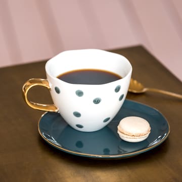 Good Morning mugg cappuccino 30 cl vit - Small dots - URBAN NATURE CULTURE