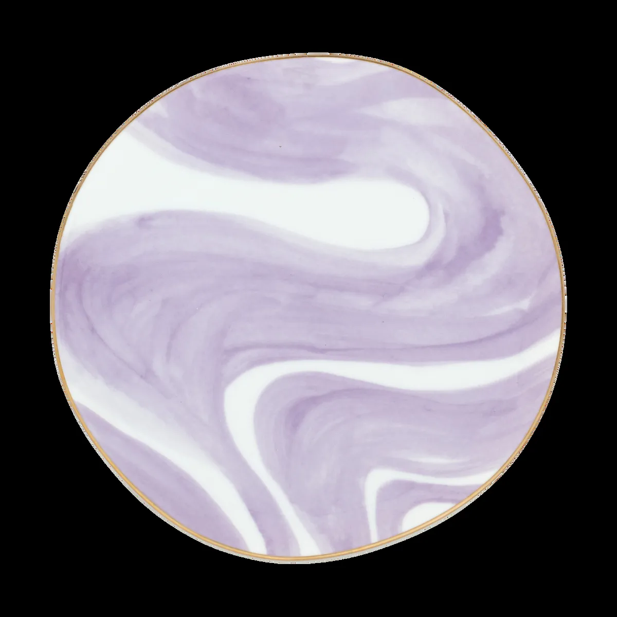 URBAN NATURE CULTURE Good Morning tallrik 17 cm vit Valuri violet