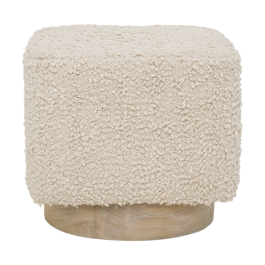 URBAN NATURE CULTURE Kaura sittpuff 38 cm Off white