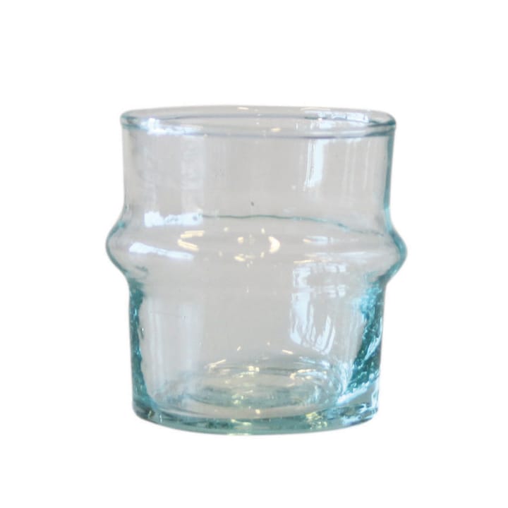 Ljuslykta återvunnet glas Ø 6 cm - Klar-grön - URBAN NATURE CULTURE