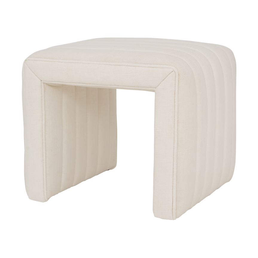 URBAN NATURE CULTURE Lyne sittpuff 46x35x38 cm Off white