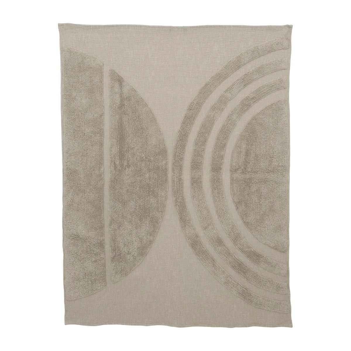 URBAN NATURE CULTURE Rainbow filt 130x160 cm Spray green