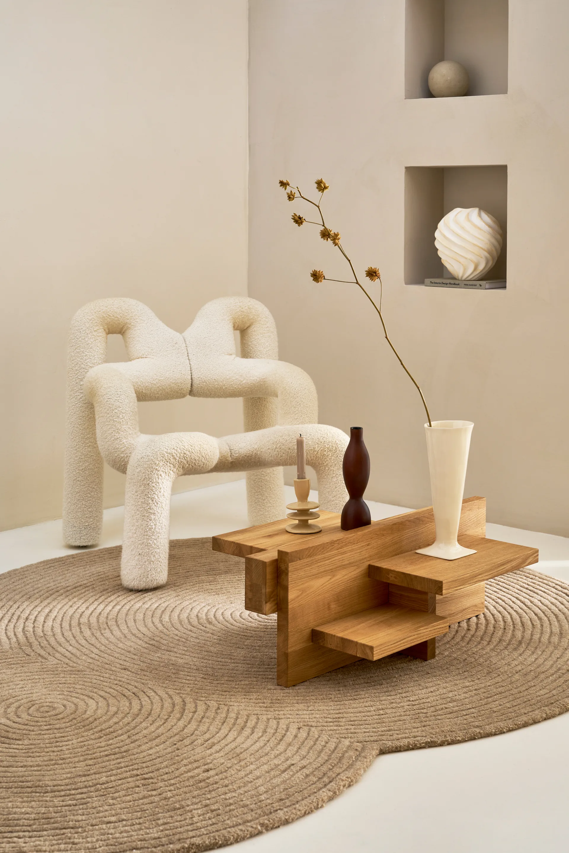 Sienna soffbord 30 cm, Ek URBAN NATURE CULTURE