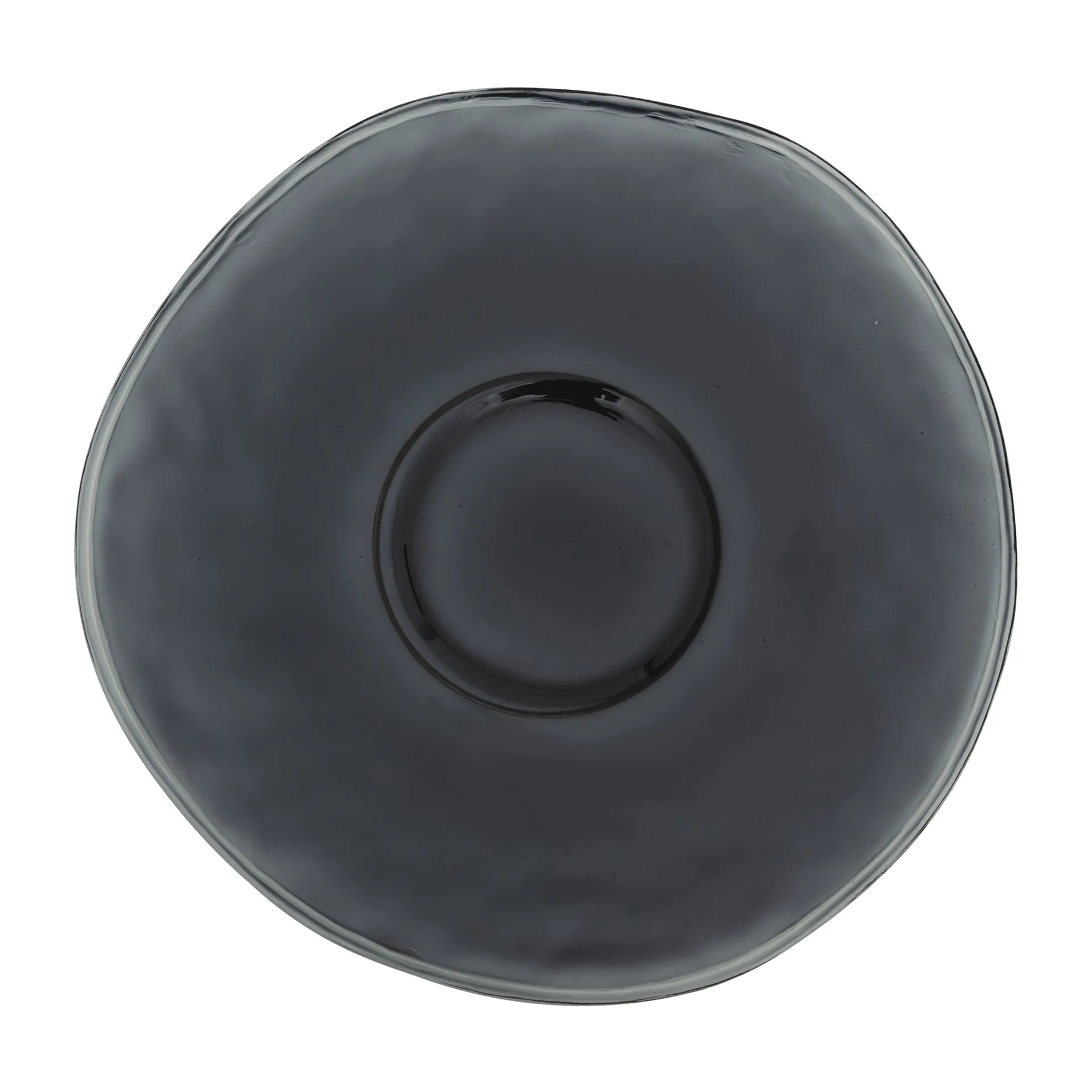 UNC tallrik återvunnet glas Ø28 cm, Ebony URBAN NATURE CULTURE