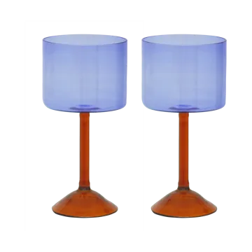 Urban Nature Culture gåvoset gin-tonicglas 2-pack - Blue - URBAN NATURE CULTURE