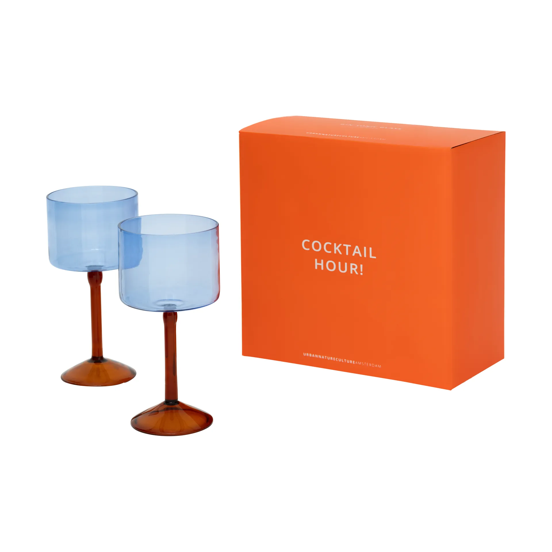 Urban Nature Culture gåvoset gin-tonicglas 2-pack, Blue URBAN NATURE CULTURE