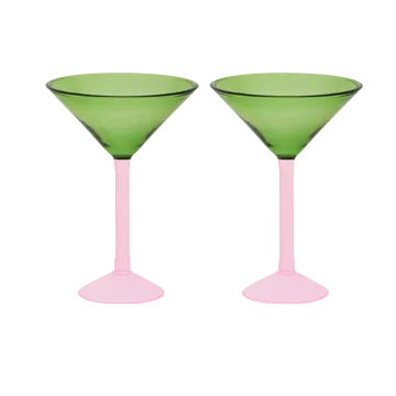 Urban Nature Culture gåvoset martiniglas 2-pack - Green - URBAN NATURE CULTURE