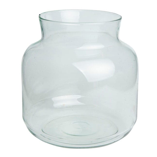 Vas återvunnet glas 23 cm - Klar - URBAN NATURE CULTURE