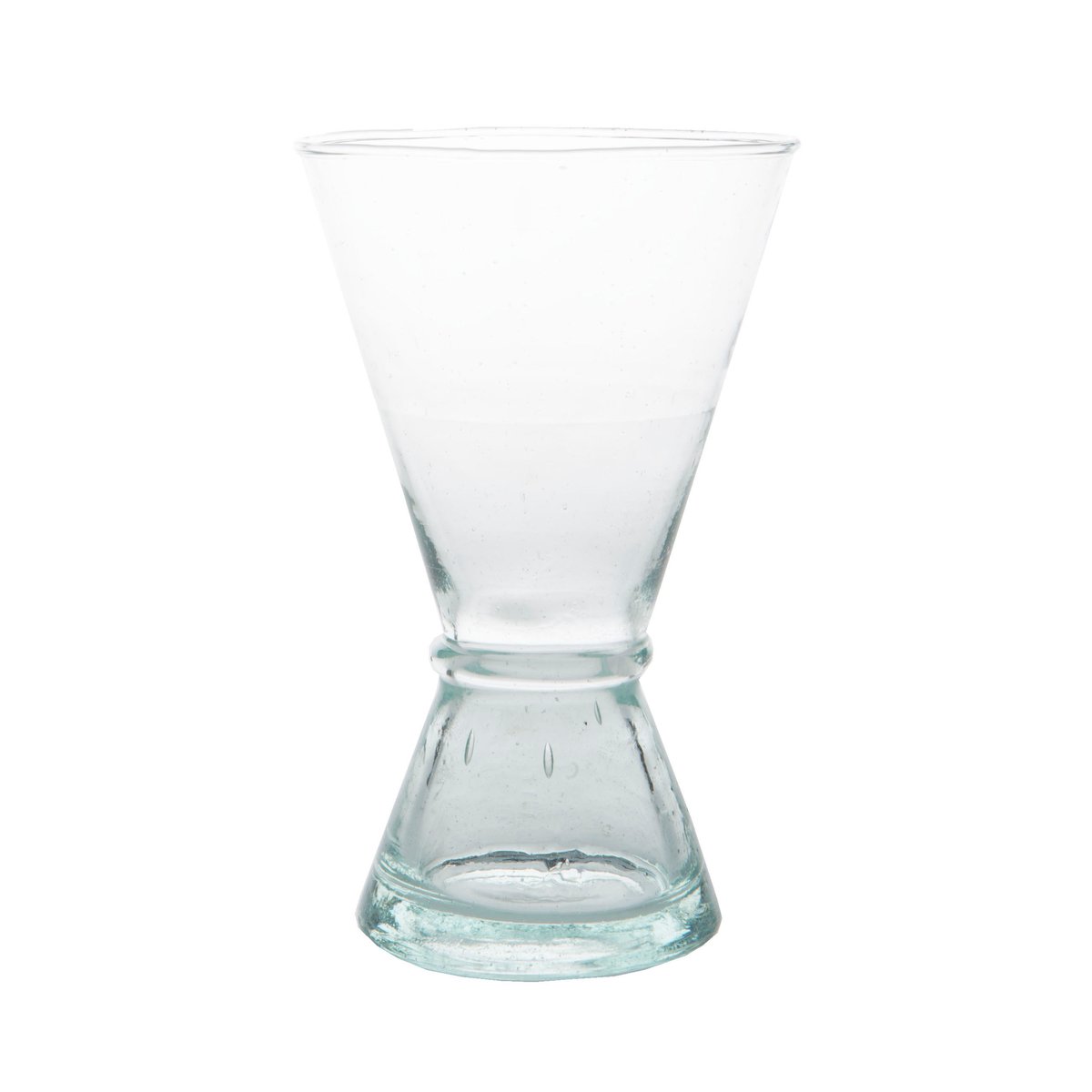 Vinglas återvunnet glas medium Klar-grön