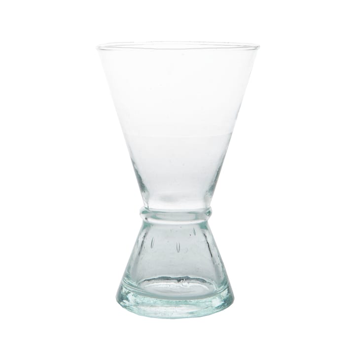 Vinglas återvunnet glas medium - Klar-grön - URBAN NATURE CULTURE