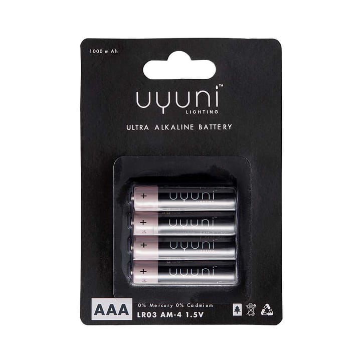 Uyuni Batteri 4-pack - AAA - Uyuni Lighting
