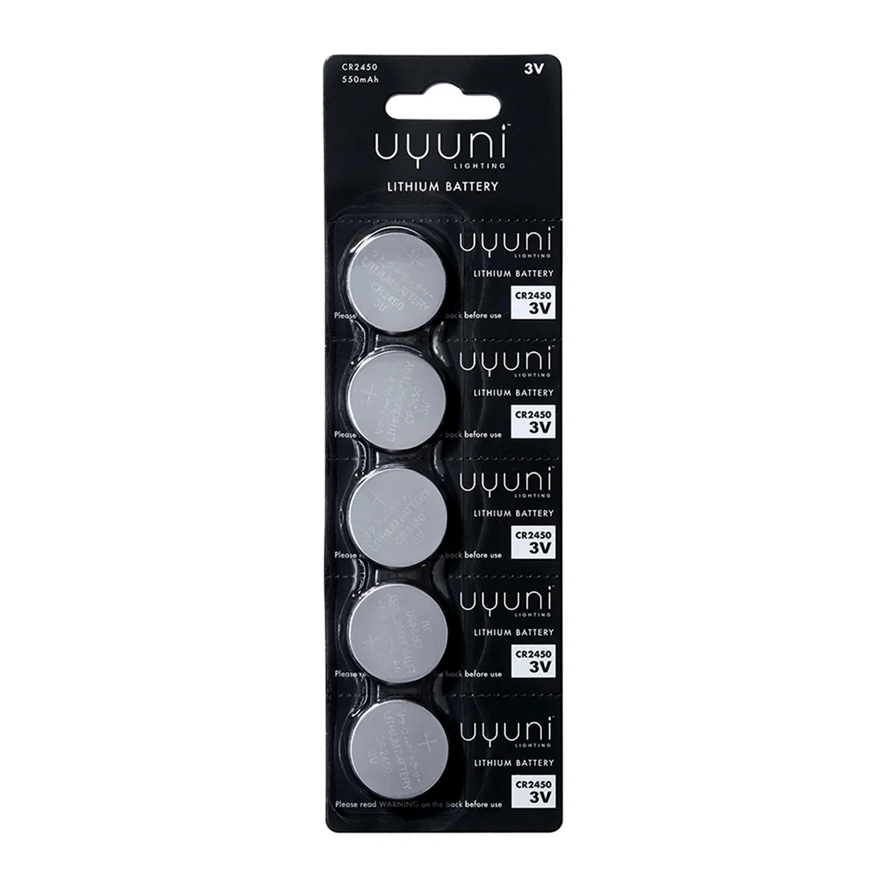 Uyuni Lighting Uyuni Batteri 5-pack CR2450 | Skandinavisk Design | Övriga lamptillbehör | Svart